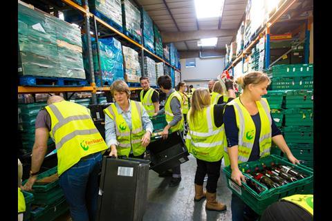 The Grocer team gets stuck in at FareShare